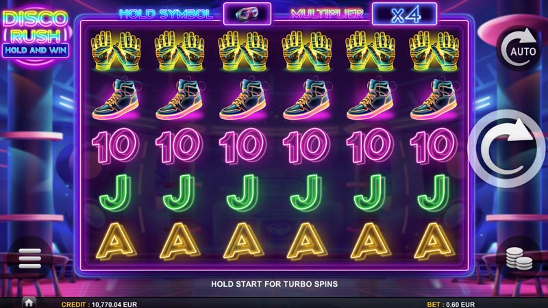Disco Rush Hold And Win