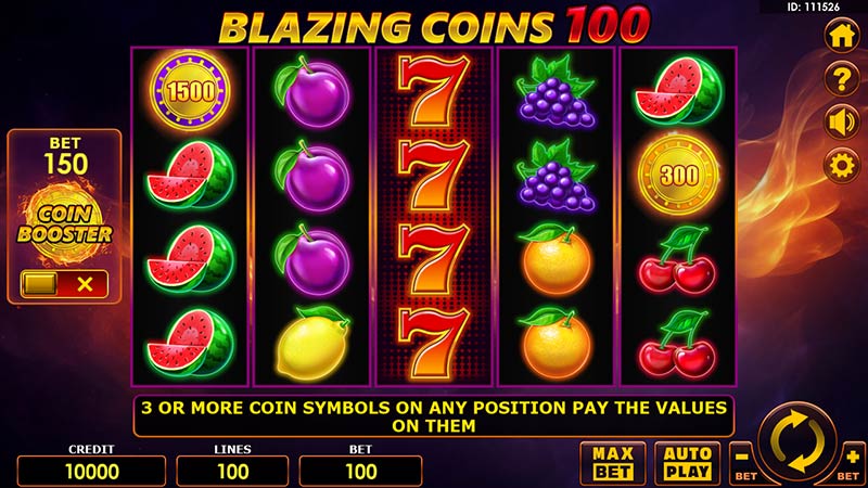 Blazing Coins 100