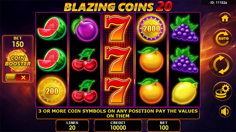 Blazing Coins 20