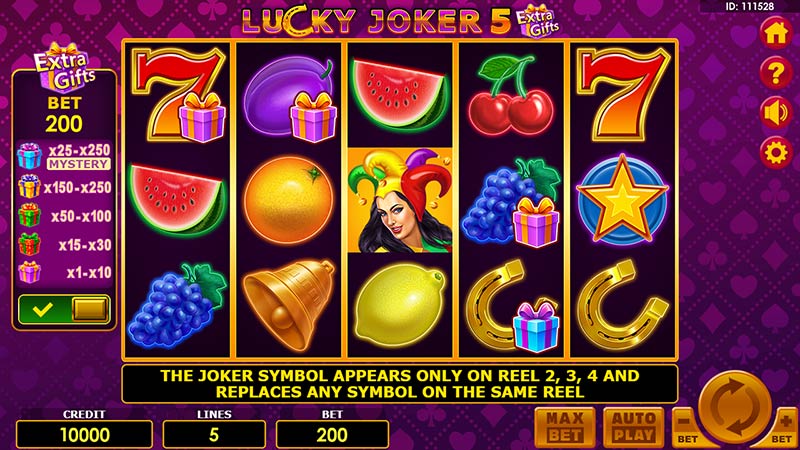 Lucky Joker 5 Extra Gifts
