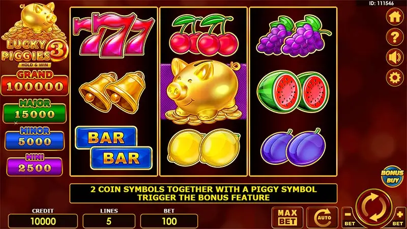 Lucky Piggies 3 Hold and Win