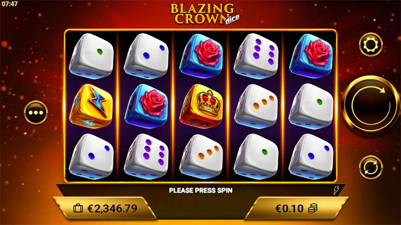 Blazing Crown Dice