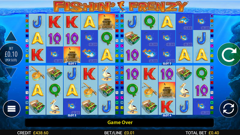 Fishin Frenzy Power 4 Slots