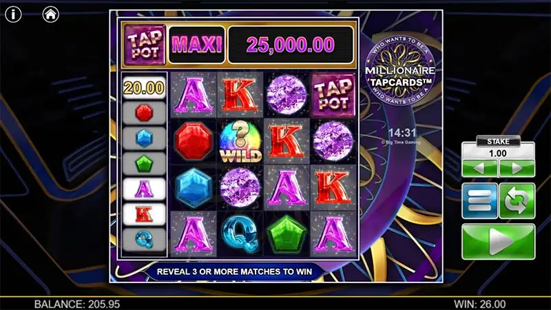 Millionaire Tapcards