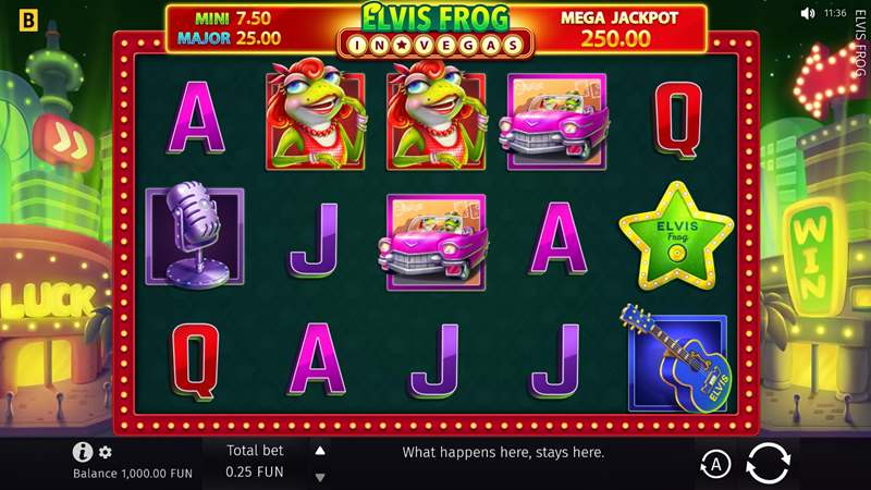 Elvis Frog In Vegas