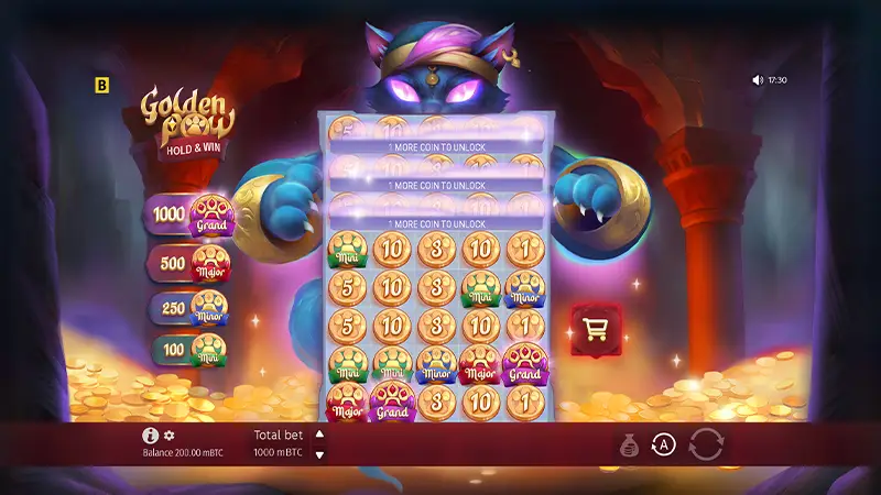 Golden Paw Hold and Win