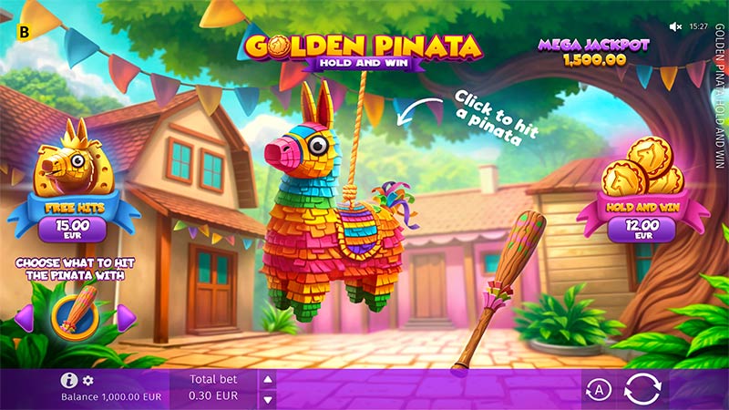 Golden Pinata Hold and Win