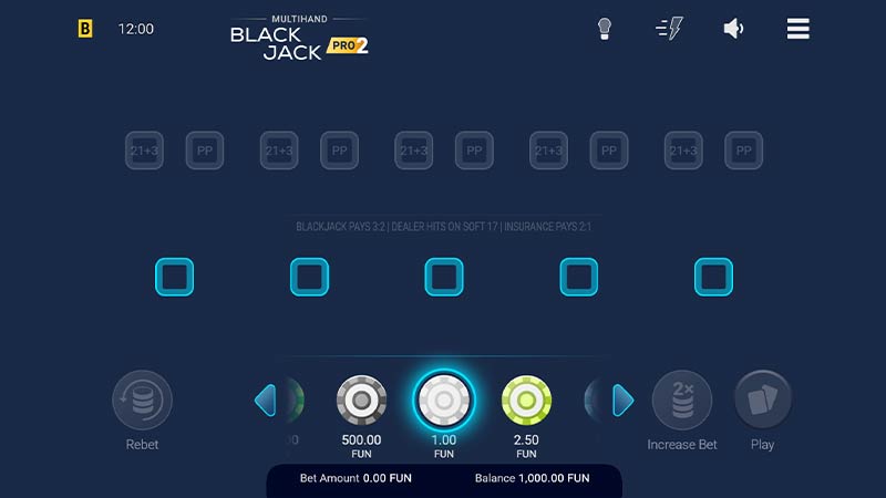 Multihand Blackjack Pro 2