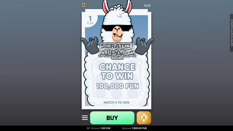 Scratch Alpaca Silver