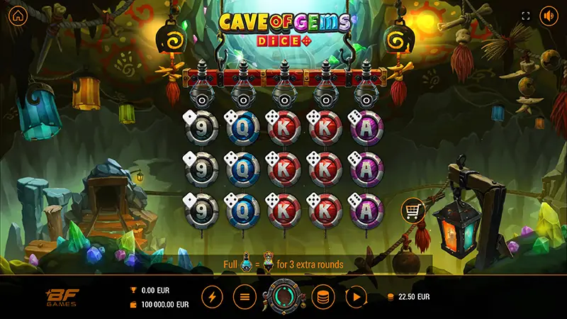 Cave of Gems Dice