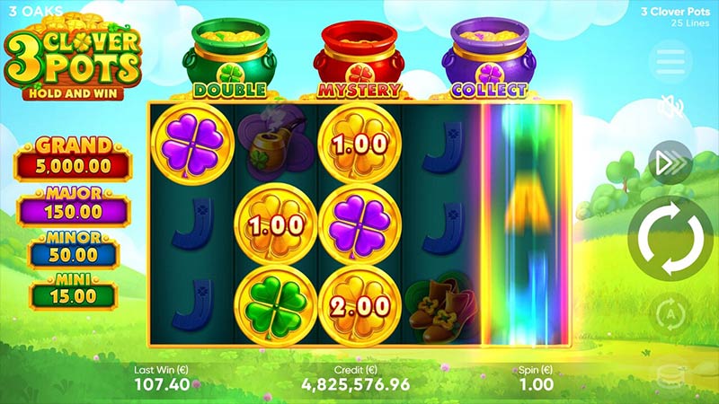 3 Clover Pots