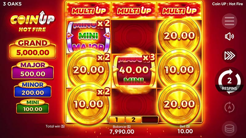 Coin Up Hot Fire
