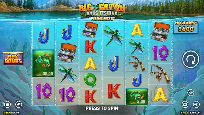 Big Catch Bass Fishing Megaways