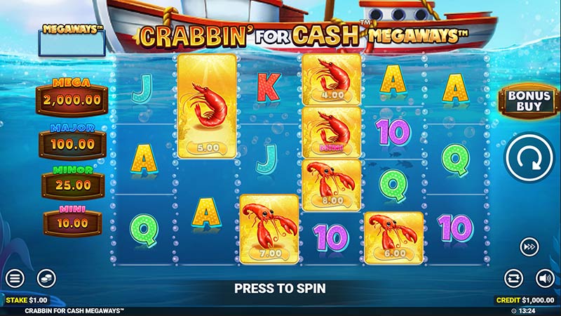 Crabbin for Cash Megaways