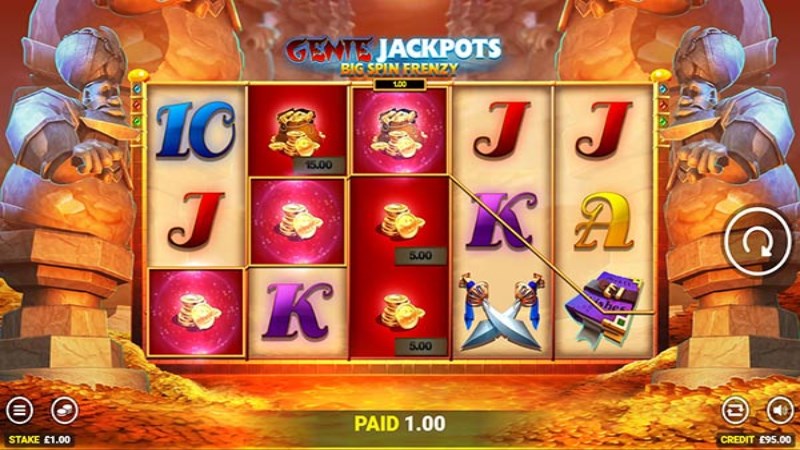 Genie Jackpots Big Spin Frenzy