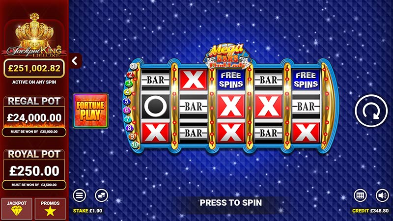 Mega Bars Find The Lady Jackpot King