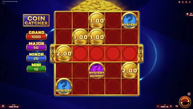 Coin Catcher Hold and Spin
