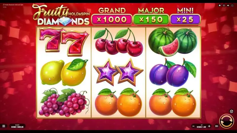 Fruity Diamonds Hold and Spin
