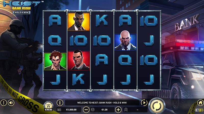 HEIST BANK RUSH HOLD and WIN