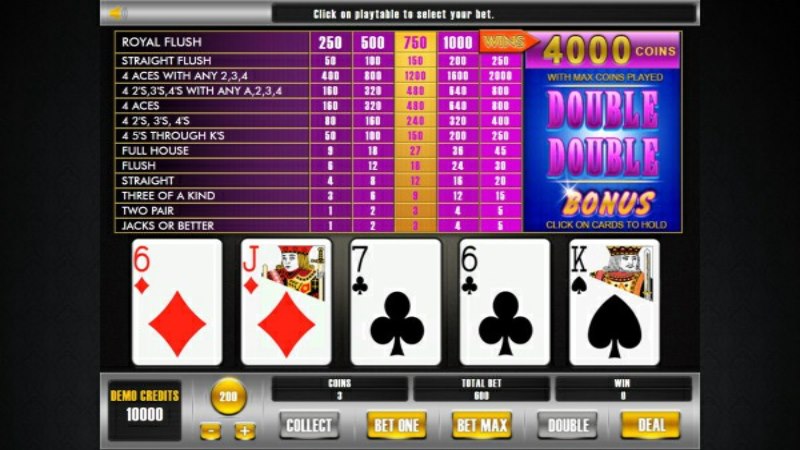 Double Double Bonus