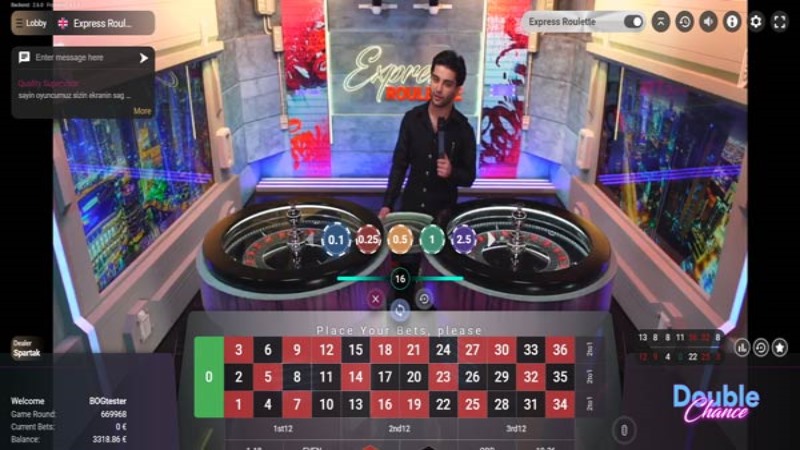 Express Roulette Double Chance