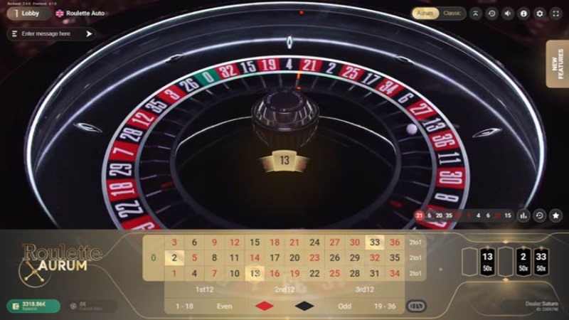 Roulette Auto Aurum