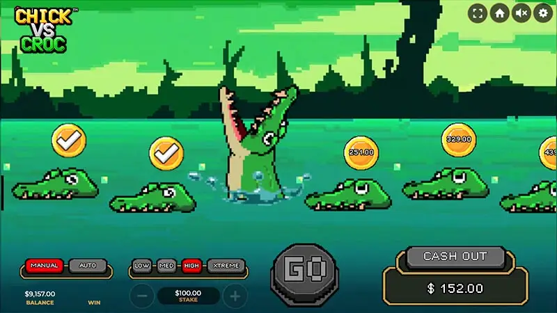 Chick vs Croc