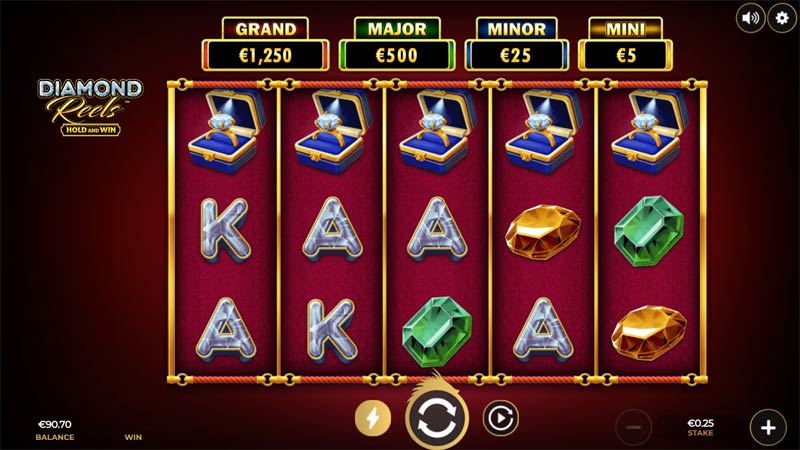 Diamond Reels Hold and Win