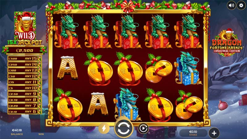 Dragon Fortune Frenzy Christmas Edition