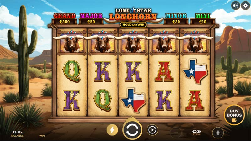 Longhorn Gold Hold and Win