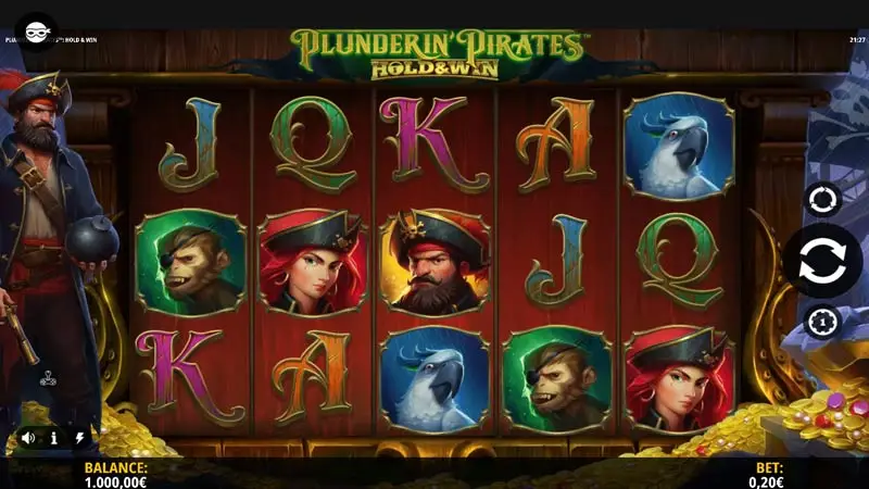 Plunderin Pirates Hold and Win