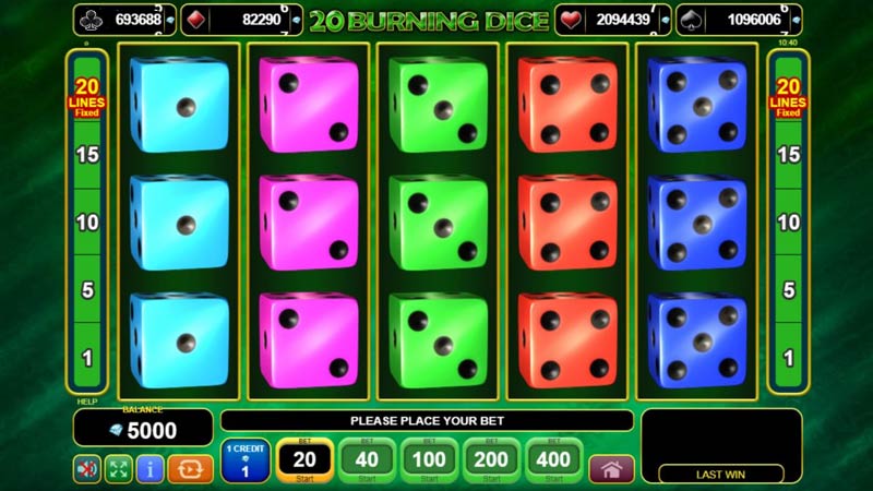 20 Burning Dice
