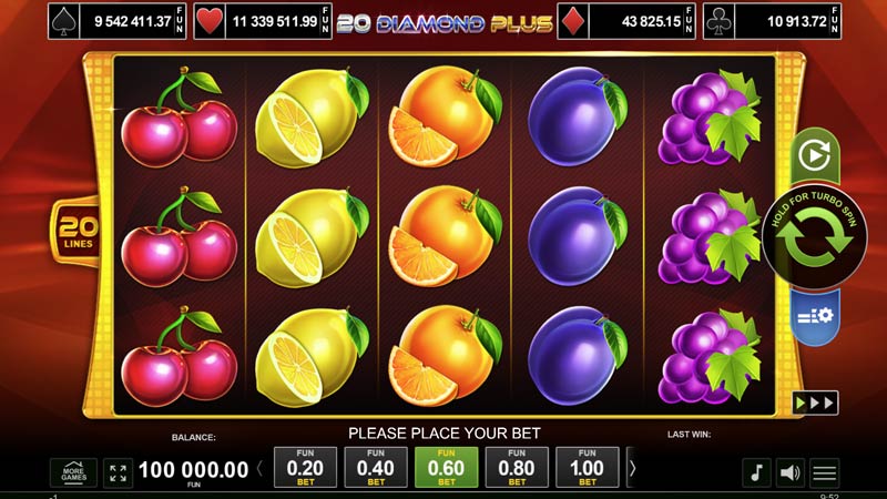 20 Diamond Plus