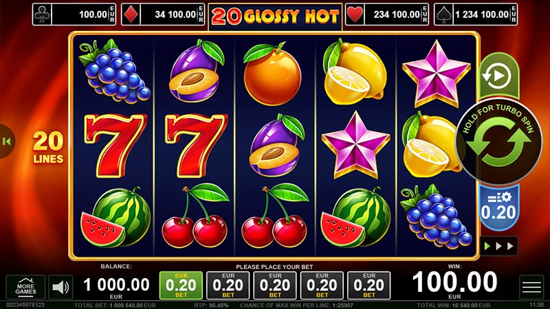 20 Glossy Hot
