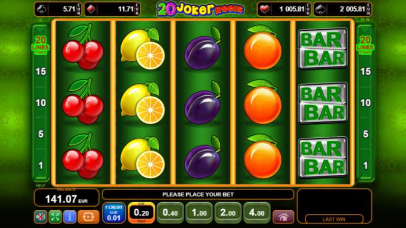 20 Joker Reels