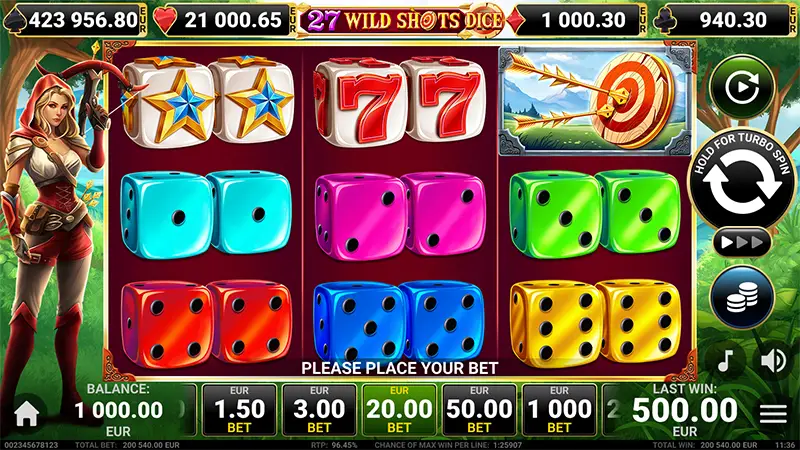 27 Wild Shots Dice