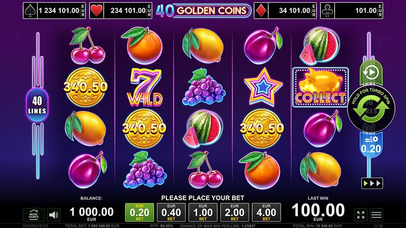 40 Golden Coins