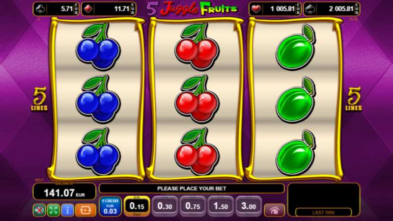 5 Juggle Fruits