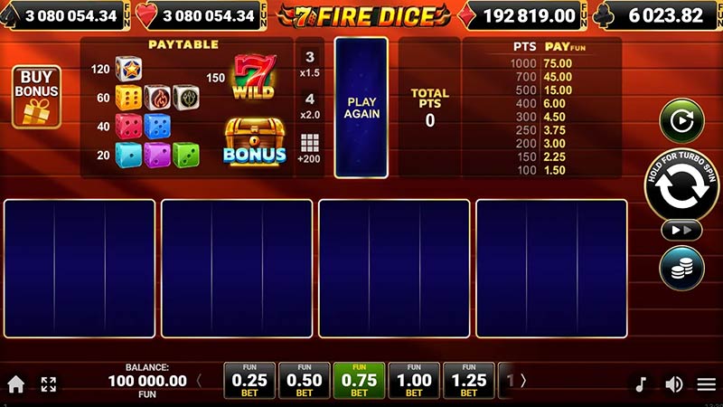 7 Fire Dice