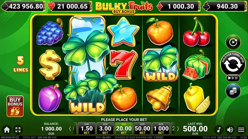 Bulky Fruits Buy Bonus