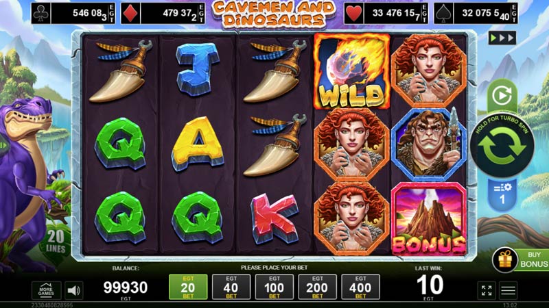 Cavemen and Dinosaurs