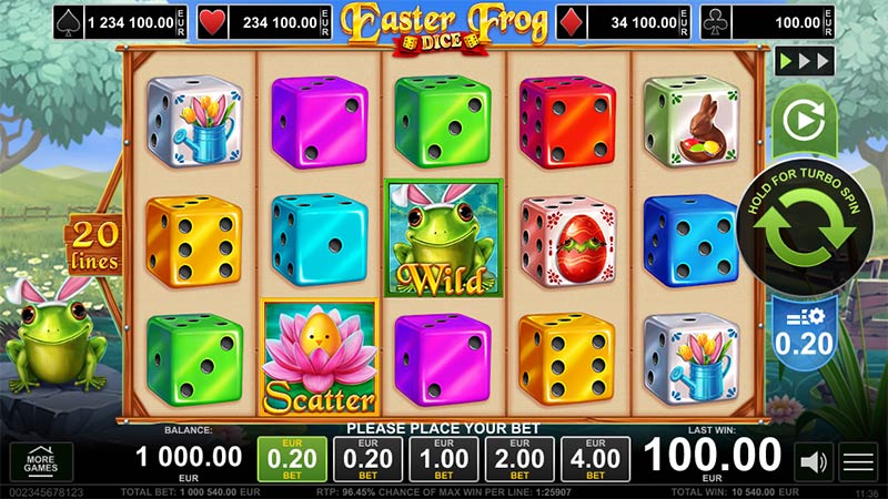 Easter Frog Dice