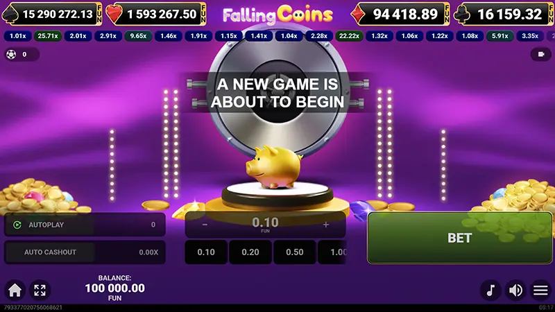Falling Coins