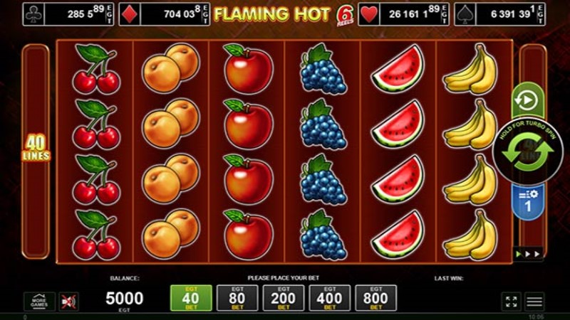 Flaming Hot 6 Reels