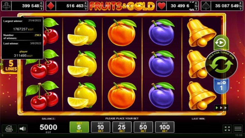 Fruits and Gold