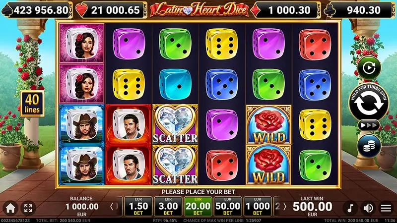 Latin Heart Dice
