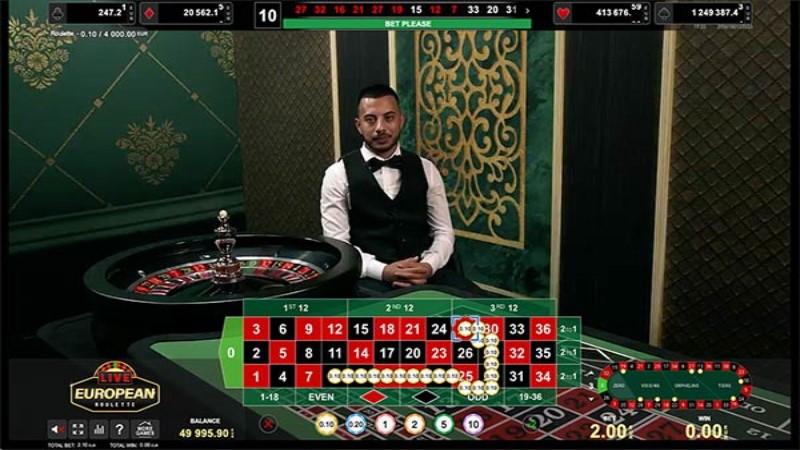 Live European Roulette