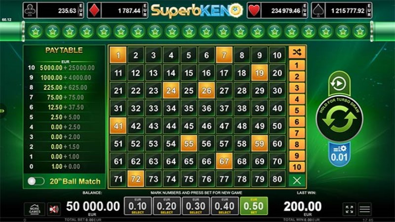 Superb Keno