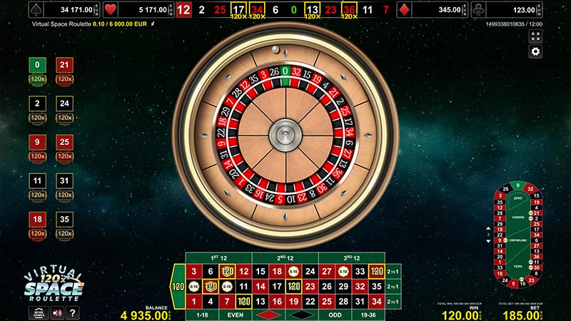 Virtual Space Roulette