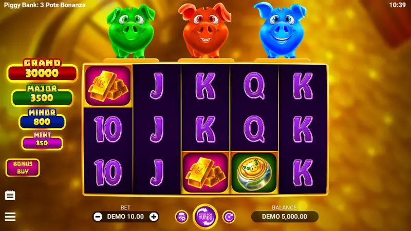 Piggy Bank 3 Pots Bonanza